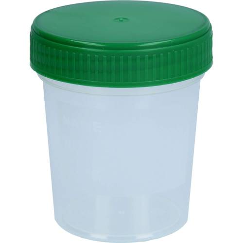 Urinbecher mit Schraubdeckel 100 St