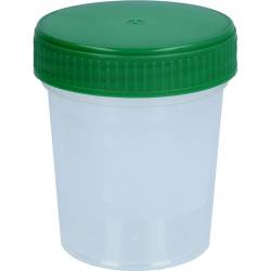Urinbecher mit Schraubdeckel 100 St