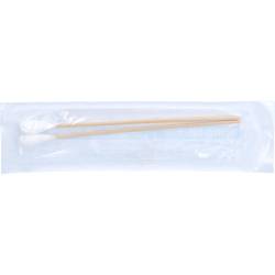 Wattestäbchen Holz 15 cm großer Kopf steril 100 St