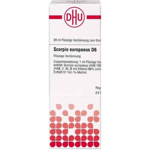 Scorpio Europaeus D 6 Dilution 20 ml