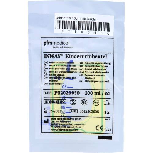 Urin Auffangbeutel f.Kinder 1 St