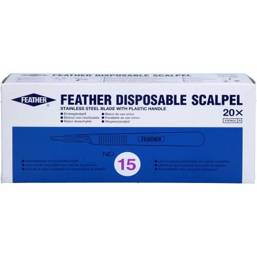Skalpell Einmal Figur 15 Feather 20 St