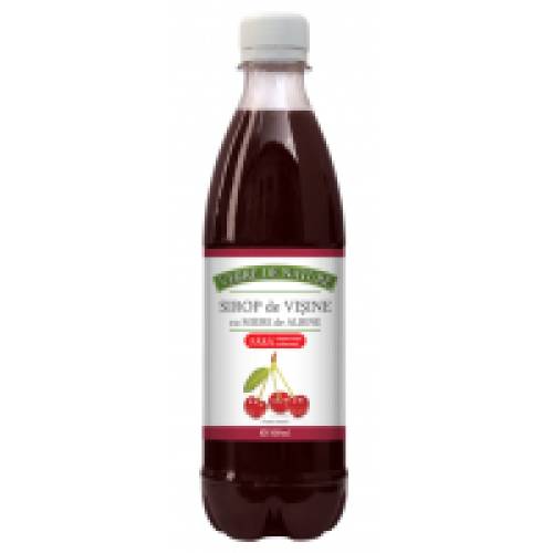 Sirop de visine cu miere de albine 500ml VERRE DE NATURE