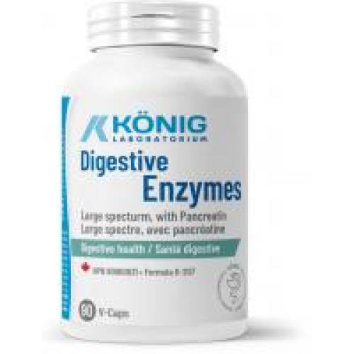 Spectru Larg de Enzime Digestive cu Pancreatina 90cps KONIG LABORATORIUM