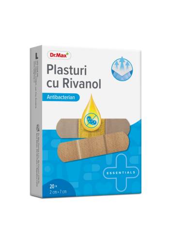 Dr. Max Plasturi cu rivanol 2x7cm, 20 bucati