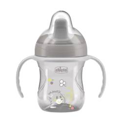 Canuta de antrenament, gri, 6 luni+, 200 ml, Chicco