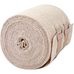 Kompressions Binde 6cmx5m m.kurzem Zug haut 10 St