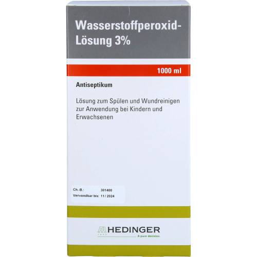 Wasserstoffperoxid-Lösung 3% Standardzulassung 1000 ml