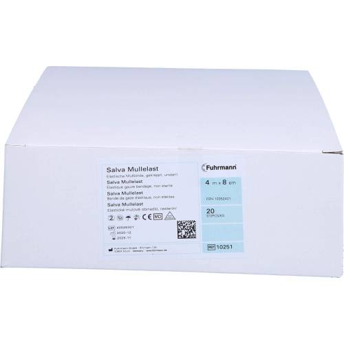 Mullbinden Krepp elastisch 8 cmx4 m 20 St