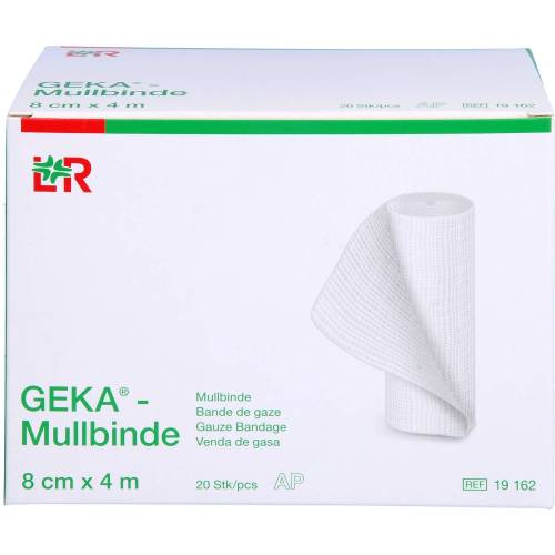 Mullbinden Geka 8 cmx4 m 20 St