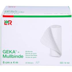 Mullbinden Geka 8 cmx4 m 20 St