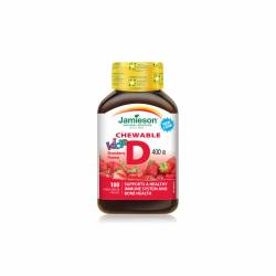 JAMIESON VITAMINA D PENTRU COPII 400UI X 100 TABLETE MASTICABILE