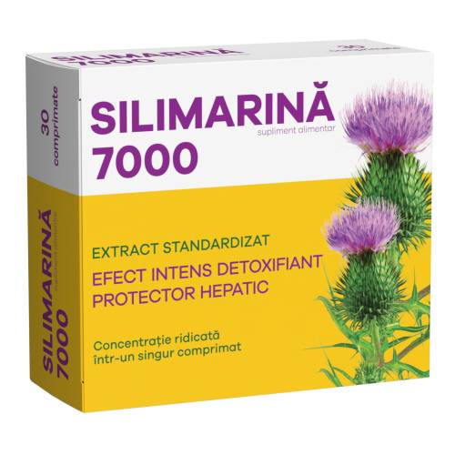 Silimarina 7000, 30 comprimate, Fiterman