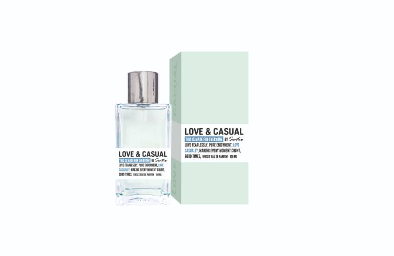 Apa de parfum unisex Love & Casual, 100ml, Sentio
