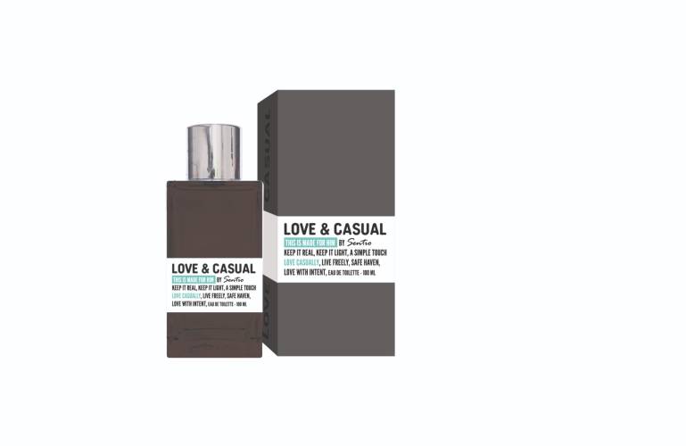 Apa de toaleta Love & Casual for him, 100ml, Sentio