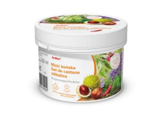 Dr.Max Gel de castane salbatice cu efect de incalzire, 350ml