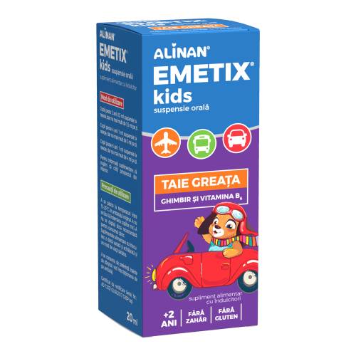 Alinan Emetix kids suspensie orala, 20ml, Fiterman