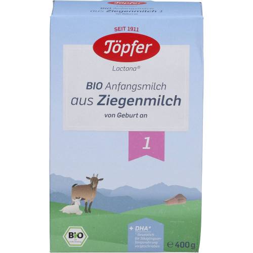 Töpfer Bio Anfangsnahrung auf Ziegenmilchbasis 1 400 g