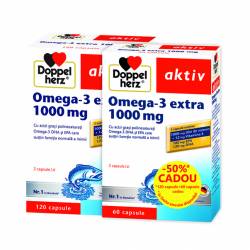 DOPPELHERZ AKTIV OMEGA-3 EXTRA 1000MG X 120 CAPSULE + 60 CAPSULE CADOU