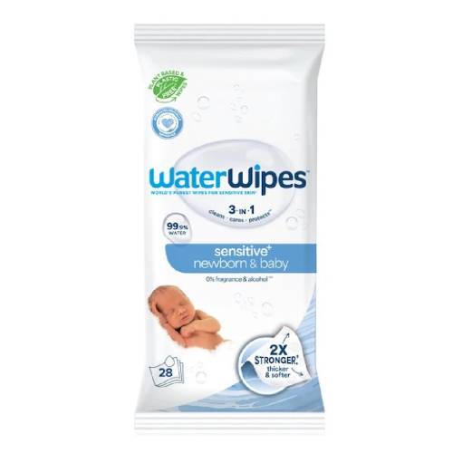Servetele umede, 28 bucati, Water Wipes