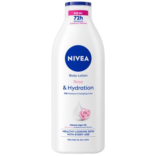 Lotiune de corp hidratanta cu trandafir, 400ml, Nivea