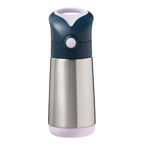Cana termos cu pai, 12 luni+, Indigo/Roz, 350 ml, B.Box