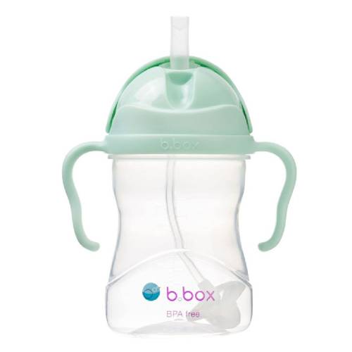 Cana cu pai, 6 luni+, Verde Fistic, 240 ml, B.Box