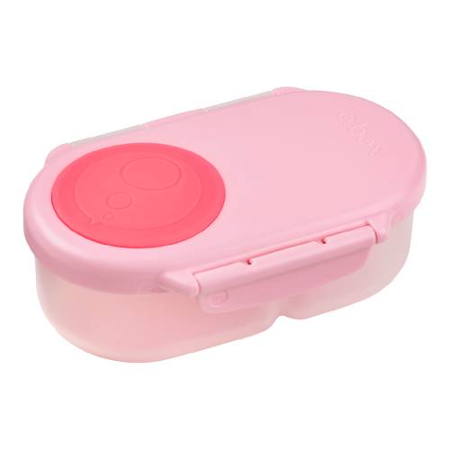 Caserola compartimentata Snackbox, +3 ani, Roz, B.Box
