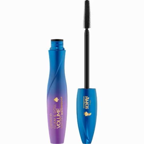 Mascara Waterproof Negru Glam & Doll Volume Alice in Winderland, 10ml, Catrice