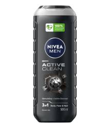 Gel de dus Active Clean, 500ml, Nivea