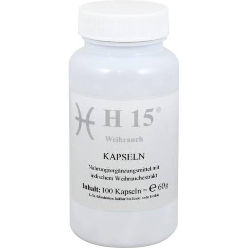H 15 Weihrauchkapseln 350 mg 100 St