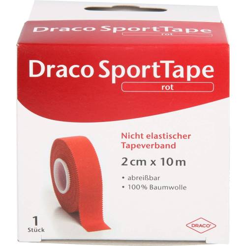 Draco Tapeverband 2 cmx10 m rot 1 St