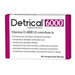 Detrical D3, 6000 UI, 60 comprimate, Zdrovit