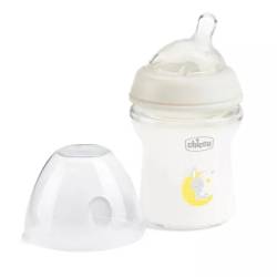 Biberon hranire din sticla Natural Feelling 0 luni+, 150ml, Chicco