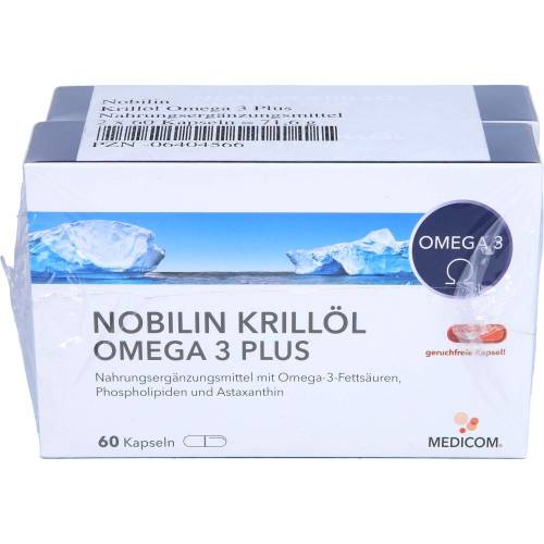 Nobilin Krillöl Omega-3 Plus Kapseln 120 St