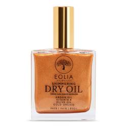 Ulei uscat cu sclipici, Gold Orhid, Greek Sun Kissed, 100 ml, Eolia