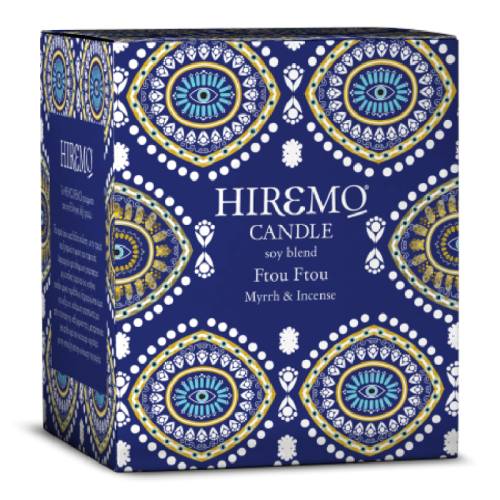 Lumanare din ceara de soia Ftou Ftou Hiremo, 250 ml, Eolia