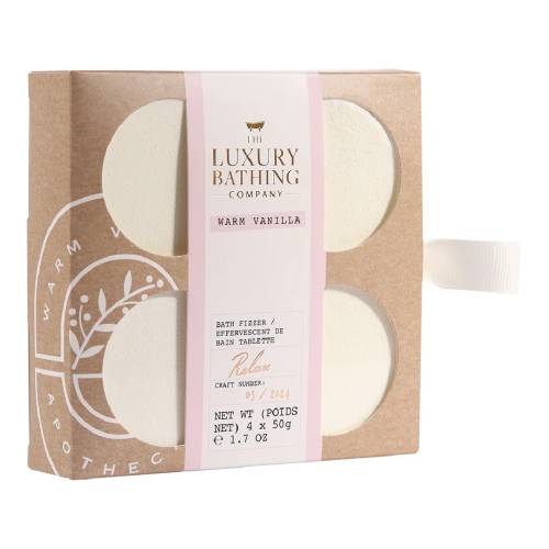 Set Cadou Relax, Warm Vanilla, Bile de Baie, 4*50 g, The Luxury Bathing Company