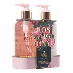 Set Cadou Delightful Duo, Velvet Rose & Peony, 2 articole, The Luxury Bathing Company