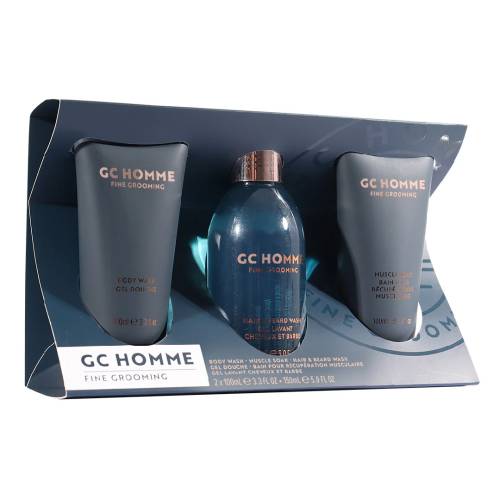 Set cadou Daily Essentials, GC Homme Fine Grooming, 3 articole, The Luxury Bathing Company