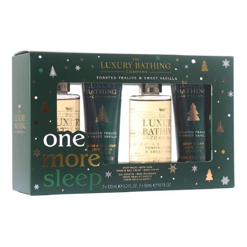 Set Cadou One More Sleep, Toasted Praline & Sweet Vanilla, 4 articole, The Luxury Bathing Company