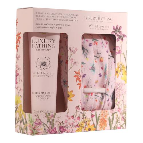 Set cadou Perfect Duo, Wildflowers, Peony, Peach & Raspberry, 2 articole, The Luxury Bathing Company