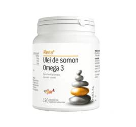 Alevia Ulei de somon omega 3 120 capsule moi