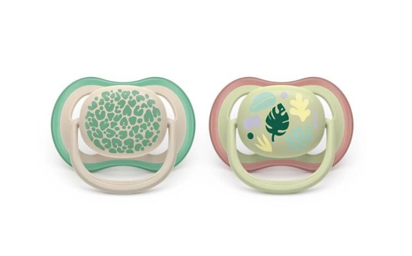Avent SCF087/17 Suzete Ultra Happy Air Pacifier 6 -18 luni  color of nature 2 bucati
