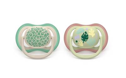Avent SCF087/17 Suzete Ultra Happy Air Pacifier 6 -18 luni  color of nature 2 bucati