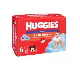 Huggies Pants Little Movers Boy nr. 6 (15 - 25 kg) 30 bucati