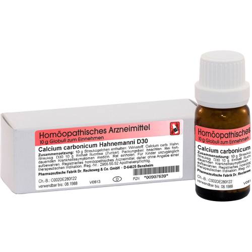 Calcium Carbonicum Hahnemanni D 30 Globuli 10 g