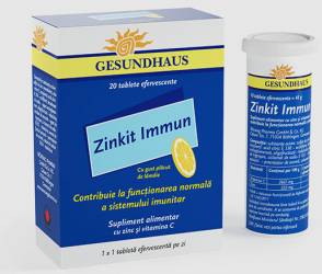 ZINKIT IMMUN 20 TABLETE EFERVESCENTE