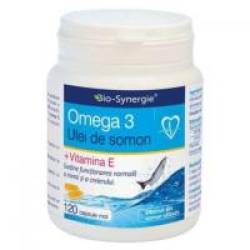 Omega 3 ulei de somon si vitamina e 120cps BIO-SYNERGIE