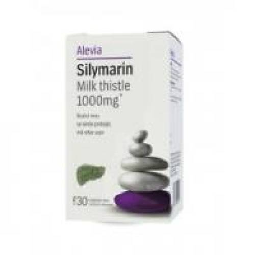 Silymarin milk thistle 1000mg 30cps ALEVIA
